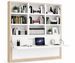 Le lit escamotable horizontal avec bureau et bibliothèque intégrés SPACIO - Ouverture automatique assistée - Photo n°1