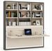 Le lit escamotable horizontal avec bureau et bibliothèque intégrés SPACIO - Ouverture automatique assistée - Photo n°1