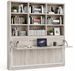 Le lit escamotable horizontal avec bureau et bibliothèque intégrés SPACIO - Ouverture automatique assistée - Photo n°1