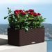 LECHUZA Jardinière BALCONERA Cottage 50 ALL-IN-ONE Moka - Photo n°4