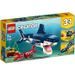 LEGO Creator 3-en-1 31088 Les Créatures Sous-Marines, Figurines Animaux Marins, Requin, Crabe - Photo n°1