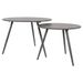 Lesli Living Table d'appoint Rafael 45x35 cm Gris - Photo n°4