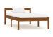 Lit 1 place pin massif foncé Dorma 90x200 cm - Photo n°1