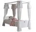 Lit à baldaquin AMORI 90x200 – Blanc laqué, élégant & personnalisable - Photo n°1