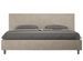 Lit adulte moderne microfibre Adelyne - Photo n°1