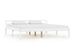 Lit adulte pin massif blanc Dorma 180x200 cm - Photo n°1