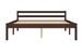 Lit adulte pin massif marron Dorma 120x200 cm - Photo n°3