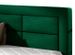Lit avec coffre et tête de lit capitonnée velours vert Rizaro - Photo n°3