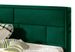 Lit avec coffre velours vert tête de lit capitonnée Lenzo - 4 tailles - Photo n°3