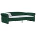 Lit avec éclairage USB Vert foncé Tissu 90x200 cm 3 - Photo n°1