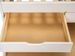 Lit banquette 4 tiroirs pin massif blanc Zara 90x200 cm - Photo n°6