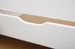Lit banquette gigogne pin massif vernis blanc Eureka 90x200 cm - Photo n°4