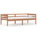 Lit banquette Marron miel Bois de pin massif 90x200 cm - Photo n°1