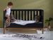 Lit bébé évolutif 70x140 cm bois anthracite et pieds hêtre Miel - Photo n°8