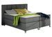 Lit boxspring 140x200 cm tissu anthracite Balfor - Photo n°1