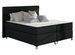 Lit boxspring 140x200 cm tissu noir Mador - Photo n°1