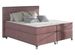 Lit boxspring 140x200 cm tissu velours Mador - Photo n°1