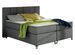 Lit boxspring 160x200 cm tissu anthracite Balfor - Photo n°1
