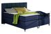 Lit boxspring 160x200 cm tissu bleu marine Balfor - Photo n°1