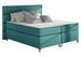 Lit boxspring 160x200 cm tissu vert émeraude Mador - Photo n°1