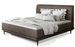 Lit boxspring 160x200 cm velours marron clair sommier et matelas inclus Mastera - Photo n°1