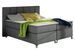 Lit boxspring 180x200 cm tissu anthracite Balfor - Photo n°1