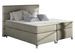 Lit boxspring 180x200 cm tissu beige Mador - Photo n°1