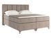 Lit boxspring 180x200 cm tissu beige Balfor - Photo n°1