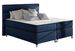 Lit boxspring 180x200 cm tissu bleu foncé Mador - Photo n°1