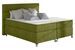Lit boxspring 180x200 cm tissu doux vert anis Mador - Photo n°1