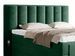 Lit boxspring électrique tissu vert avec matelas et surmatelas Arkos - Photo n°4