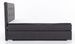 Lit coffre boxspring simili cuir marron avec matelas et surmatelas Kavin - Photo n°6