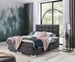 Lit coffre boxspring simili cuir marron avec matelas et surmatelas Kavin - Photo n°7