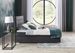 Lit coffre boxspring tissu noir avec matelas et surmatelas Kavin - Photo n°10
