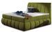 Lit continental tissu doux vert anis Florencia - Photo n°1