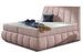 Lit continental tissu rose Florencia - Photo n°1