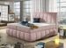 Lit continental tissu rose Florencia - Photo n°1