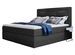 Lit continental tissu gris anthracite Balore - Photo n°1