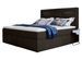 Lit continental velours marron Balore - Photo n°1