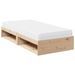 Lit de jour avec matelas 100x200 cm bois de pin massif - Photo n°5