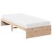 Lit de jour avec matelas 100x200 cm bois de pin massif - Photo n°8