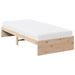 Lit de jour avec matelas 80x200 cm bois de pin massif - Photo n°8