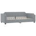 Lit de jour avec matelas gris clair 100x200 cm tissu - Photo n°3