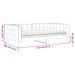 Lit de jour avec matelas rose 100x200 cm velours - Photo n°12