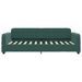 Lit de jour avec matelas vert foncé 80x200 cm velours - Photo n°4