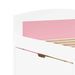 Lit de jour et 5 tiroirs sans matelas IRUN blanc rose 90x200 cm - Photo n°9