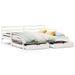 Lit de jour et lit gigogne et tiroirs 90x200 cm bois pin massif - Photo n°1