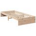 Lit de jour sans matelas 75x190 cm bois de pin massif - Photo n°7