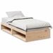 Lit de jour sans matelas 90x190 cm bois de pin massif - Photo n°2