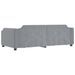 Lit de repos gris clair 100x200 cm tissu - Photo n°5